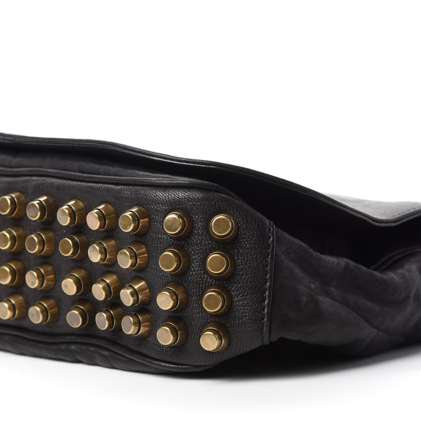 Pebbled Lambskin Lia Sling Black