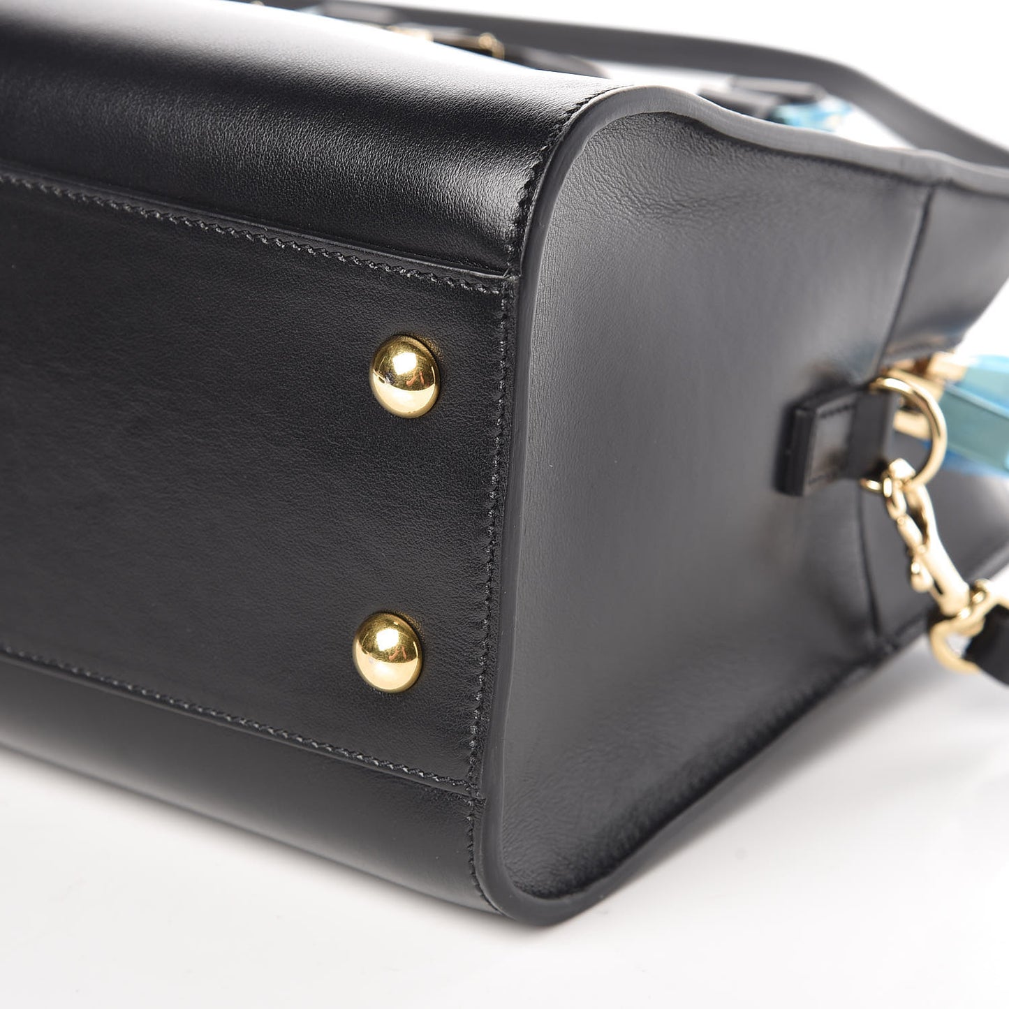 Calfskin Monogram Baby Cabas Black