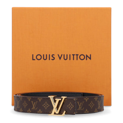Louis Vuitton Calfskin Monogram 25mm LV Iconic Reversible Belt 95 38 Black 8 of 8