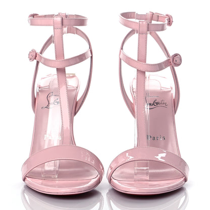 Christian Louboutin Patent Mara 100 Sandals 39.5 Poupee 2 of 8