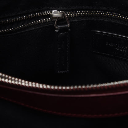 Saint Laurent Calfskin Y Quilted Monogram Medium Loulou Chain Satchel Palissandre 15 of 16