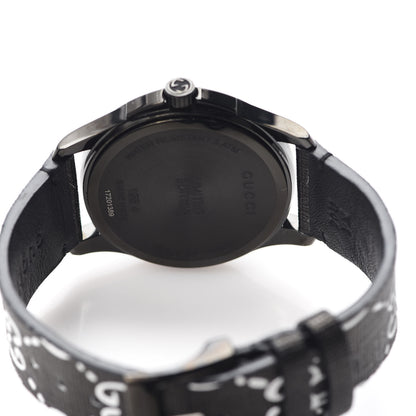Gucci PVD Stainless Steel Canvas 38mm G-Timeless Ghost Quartz Watch Black 4 of 6