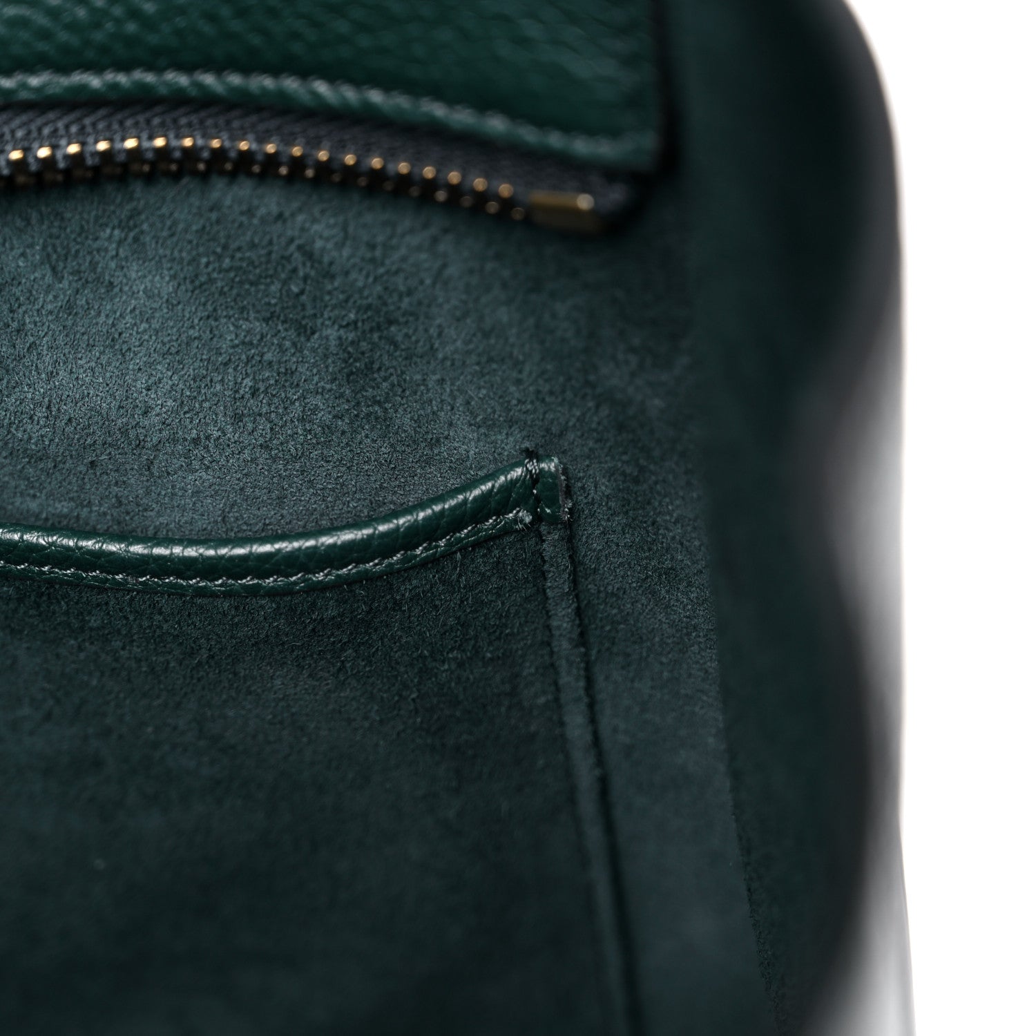 Celine Drummed Calfskin Micro Luggage Amazone 7 of 11