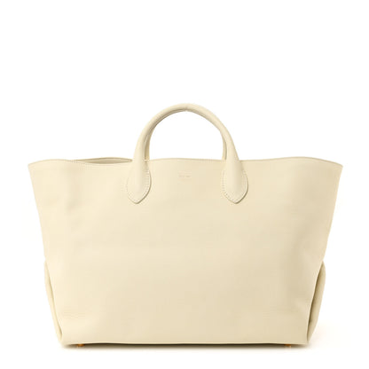 Khaite Pebbled Calfskin Medium Amelia Tote Ivory 1 of 9