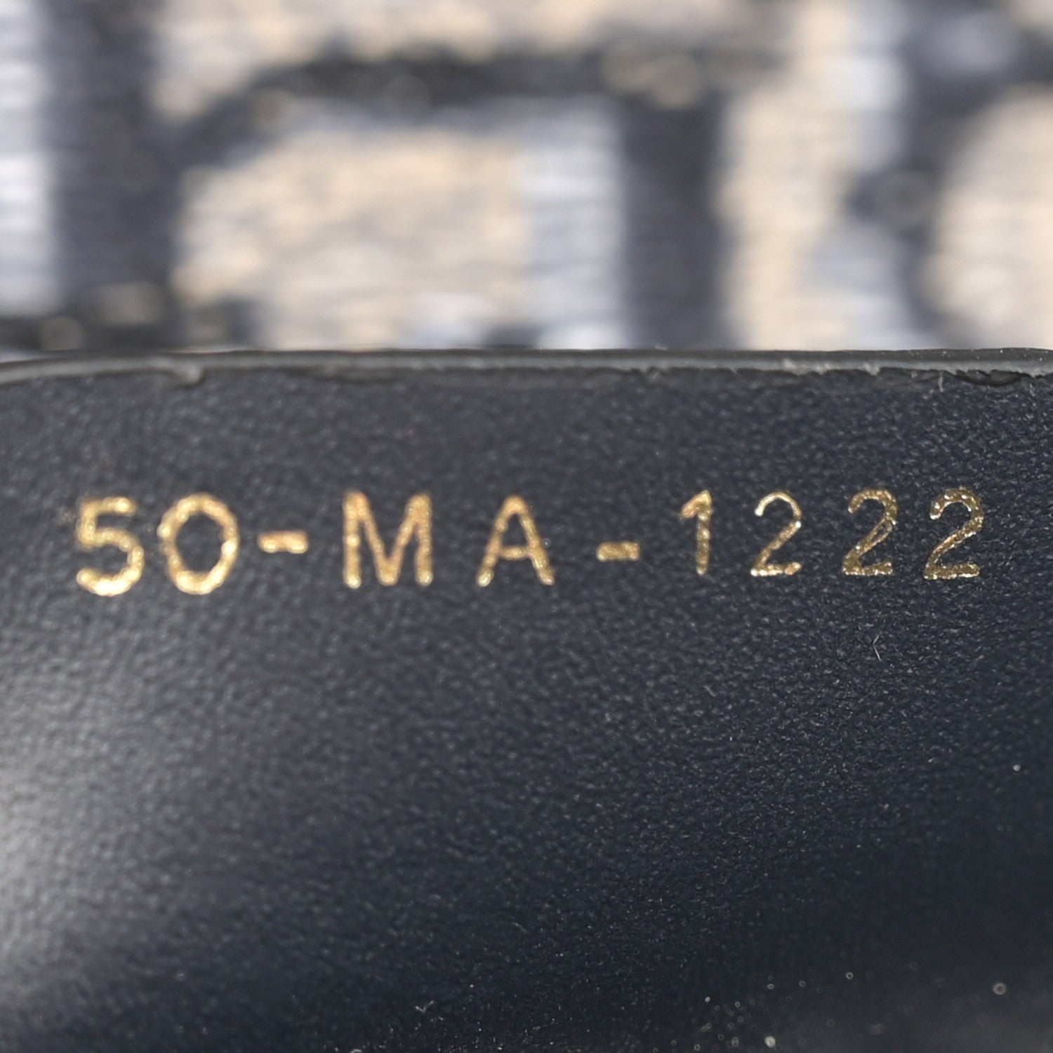 Christian Dior Oblique Embroidered Saddle Bag Blue 6 of 11