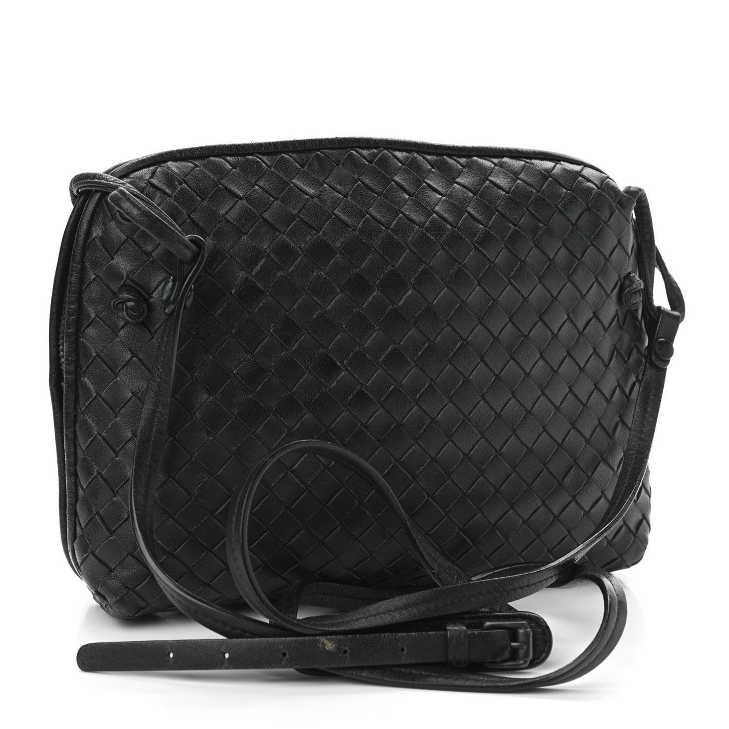 Nappa Intrecciato Nodini Bag Black