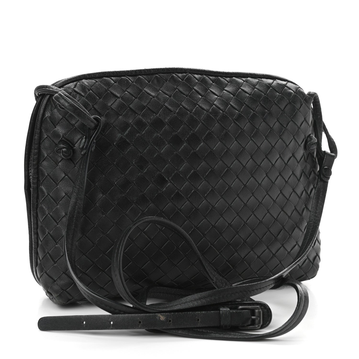 Bottega Veneta Nappa Intrecciato Nodini Bag Black 3 of 13
