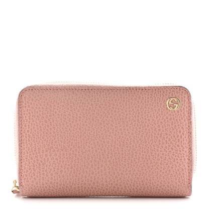 Gucci Dollar Calfskin Medium GG Zip Around Wallet Soft Pink 1 of 14