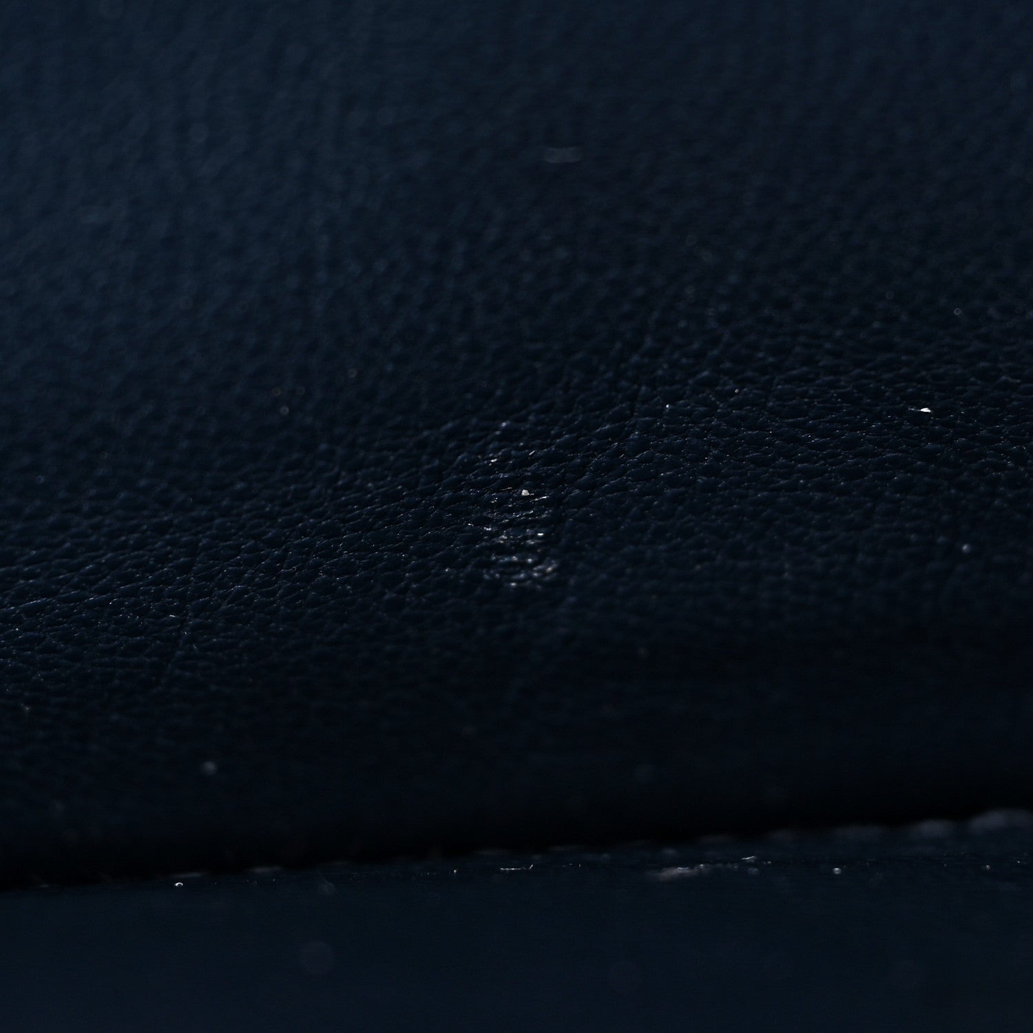 Chanel Lambskin Square Stitched Shoulder Bag Navy 18 of 26