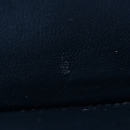 Chanel Lambskin Square Stitched Shoulder Bag Navy 18 of 26