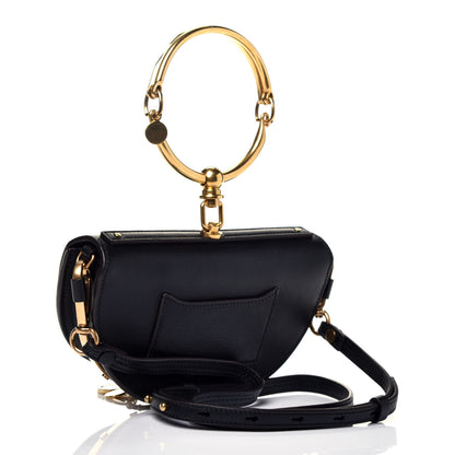 Chloe Calfskin Small Nile Bracelet Minaudiere Bag Black 3 of 9