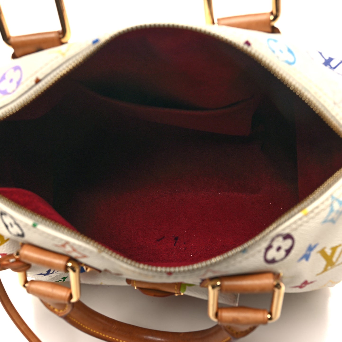 Monogram Multicolor Speedy 30 White