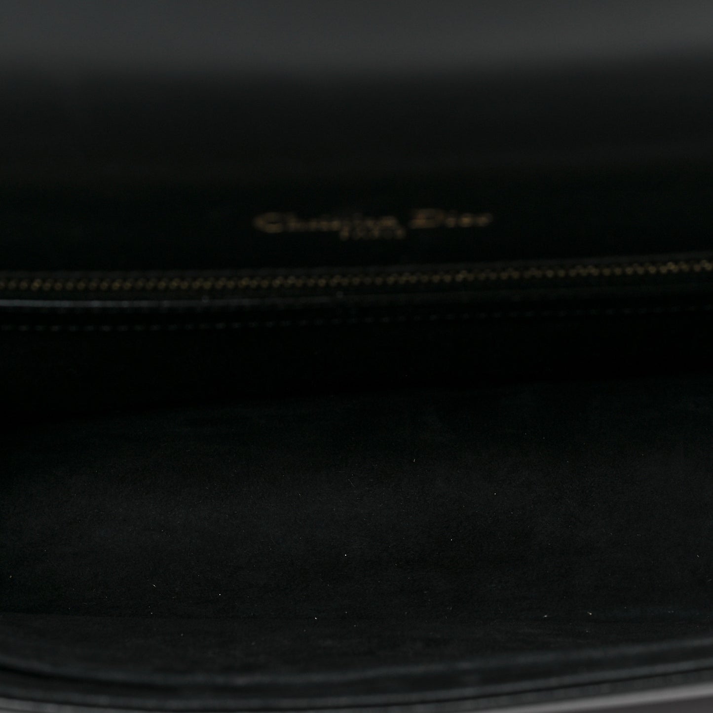 Lambskin Studded Medium Diorama Flap Bag Black