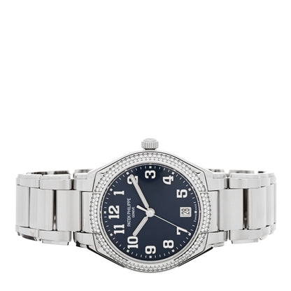 Patek Philippe Stainless Steel Diamond 36mm Twenty-4 Automatic Watch Blue 7300/1200A-001 2 of 5