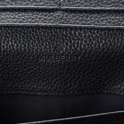 Mulberry Classic Grain Small Tree Continental Wallet Black 8 of 9