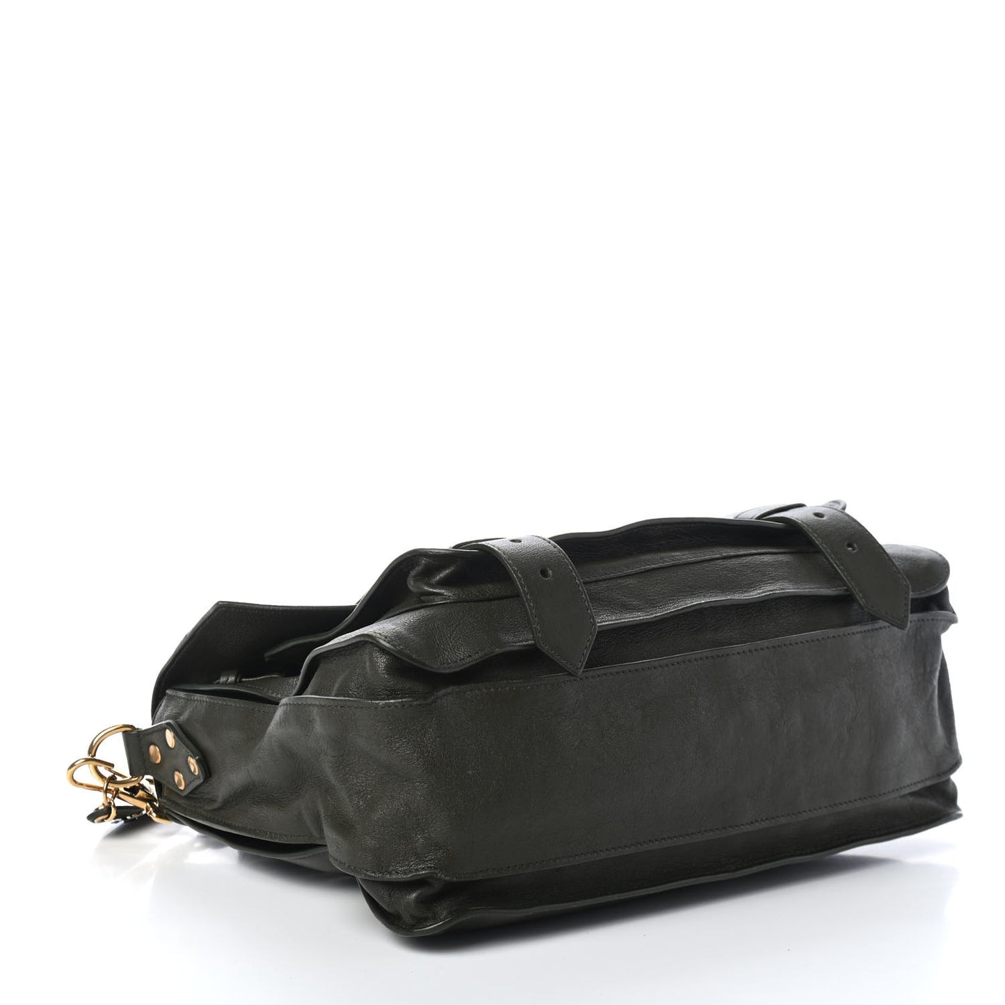 Lambskin Medium PS1 Satchel Dark Olive