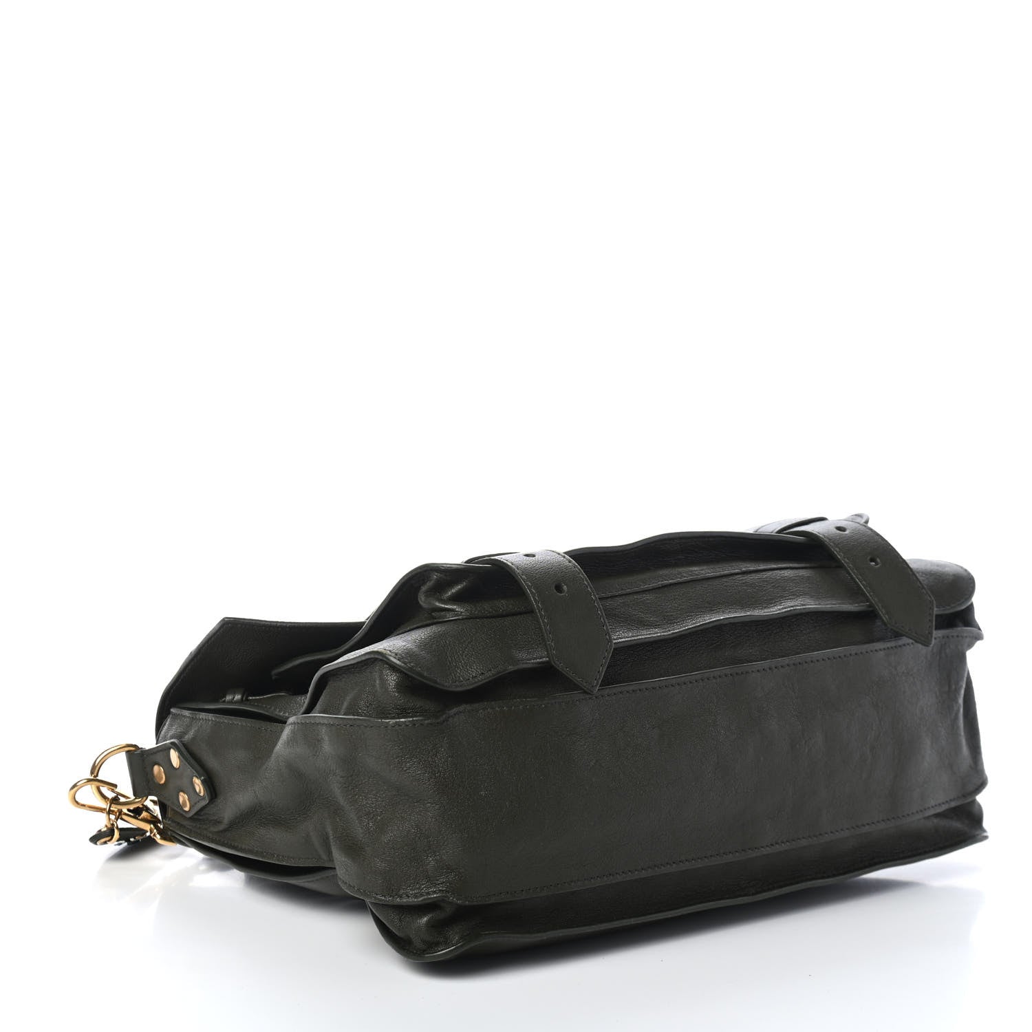Proenza Schouler Lambskin Medium PS1 Satchel Dark Olive 3 of 4