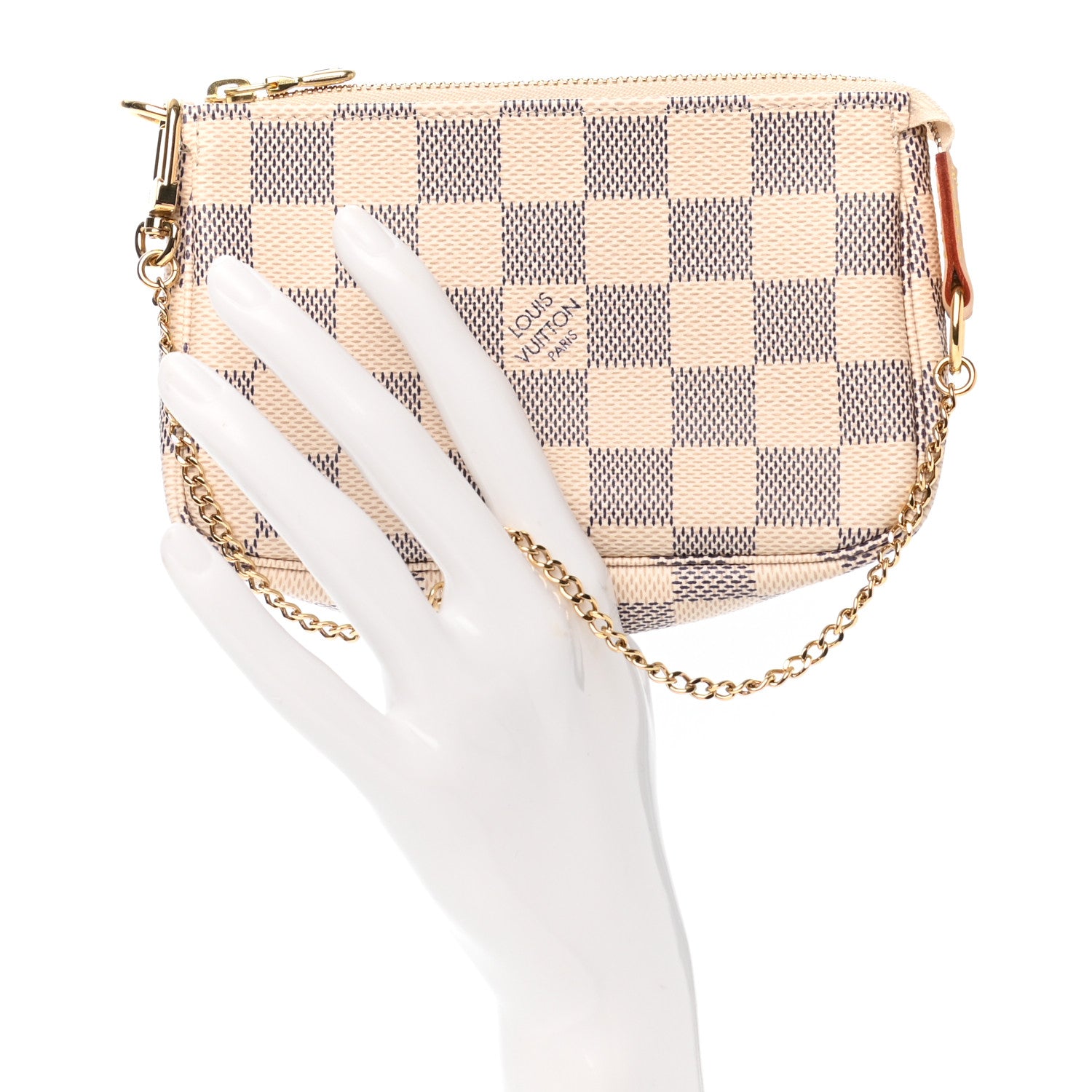 Louis Vuitton Damier Azur Mini Pochette Accessories 2 of 7