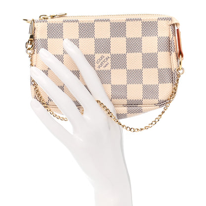 Louis Vuitton Damier Azur Mini Pochette Accessories 2 of 7