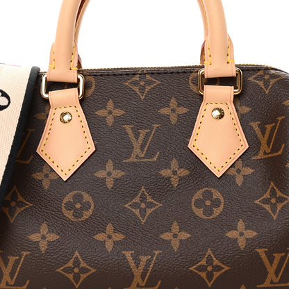 Louis Vuitton Monogram Speedy Bandouliere 20 Black 7 of 9