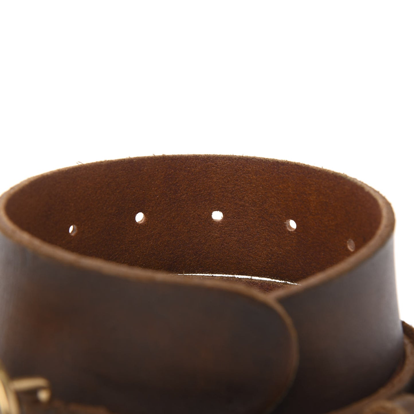 Faded Calfskin Double G 40mm Belt 95 38 Cuir