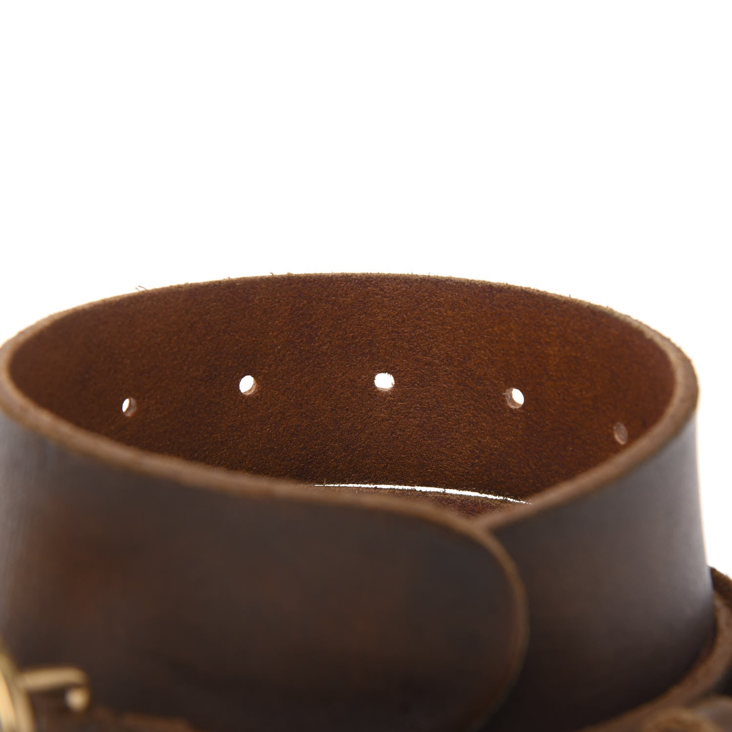 Gucci Faded Calfskin Double G 40mm Belt 95 38 Cuir 4 of 6