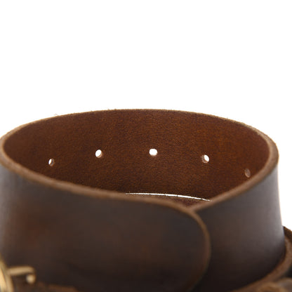 Gucci Faded Calfskin Double G 40mm Belt 95 38 Cuir 4 of 6
