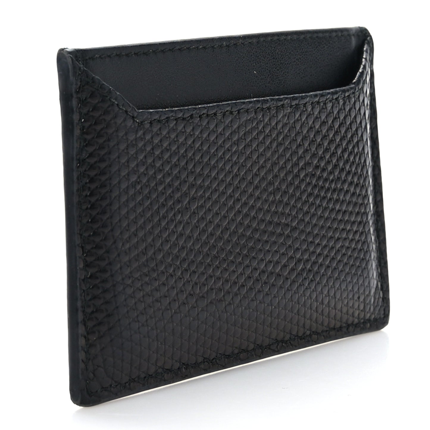 Lizard Card Case Black