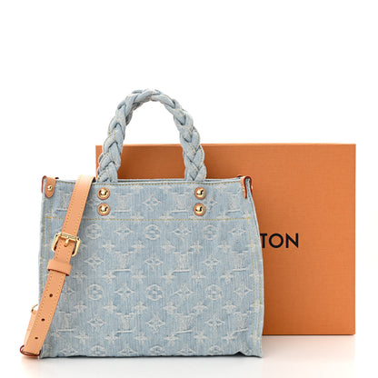 Louis Vuitton Monogram Washed Denim Let Go PM Sky Blue 10 of 10