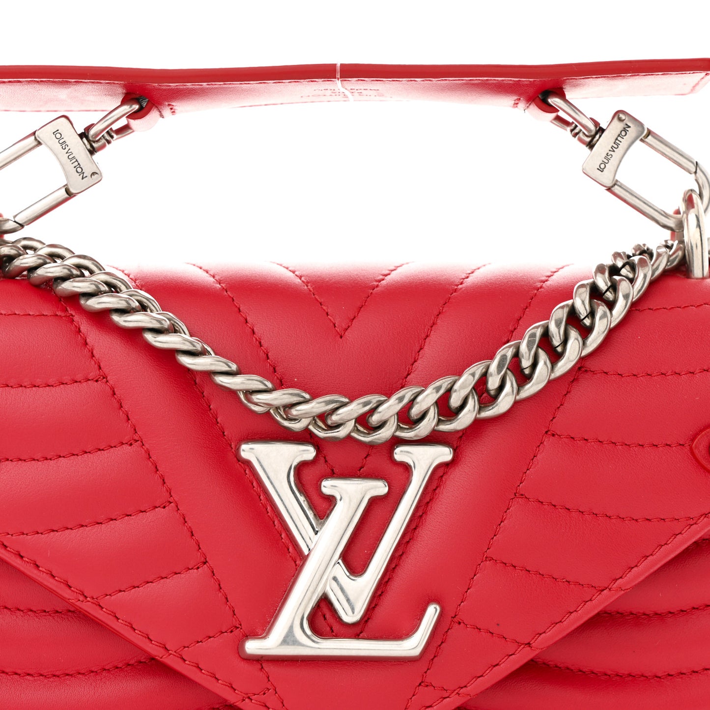 Calfskin New Wave Chain PM Scarlet Scarlet