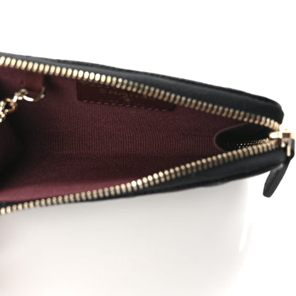 Chanel Caviar Quilted Zipped Key Holder Case Black 5 of 8