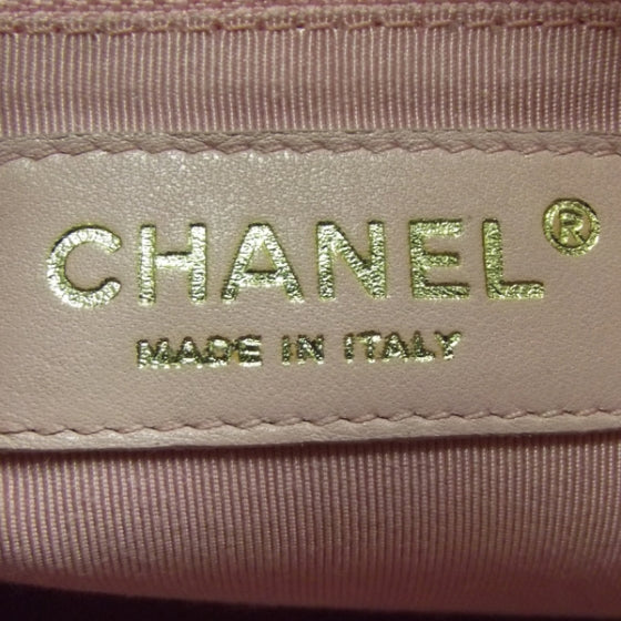 Chanel Caviar Quilted Pochette Pink 9 of 11