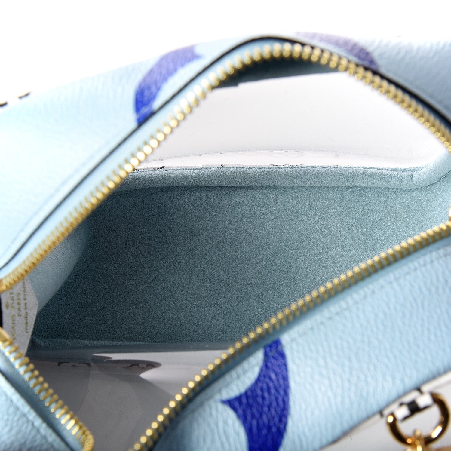 Louis Vuitton Monogram Giant Capri Beach Pouch Blue 5 of 12