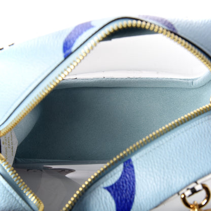 Louis Vuitton Monogram Giant Capri Beach Pouch Blue 5 of 12