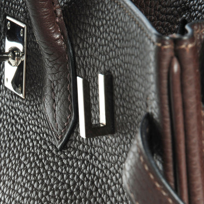 Hermes Togo Birkin 25 Marron Fonce 4 of 22