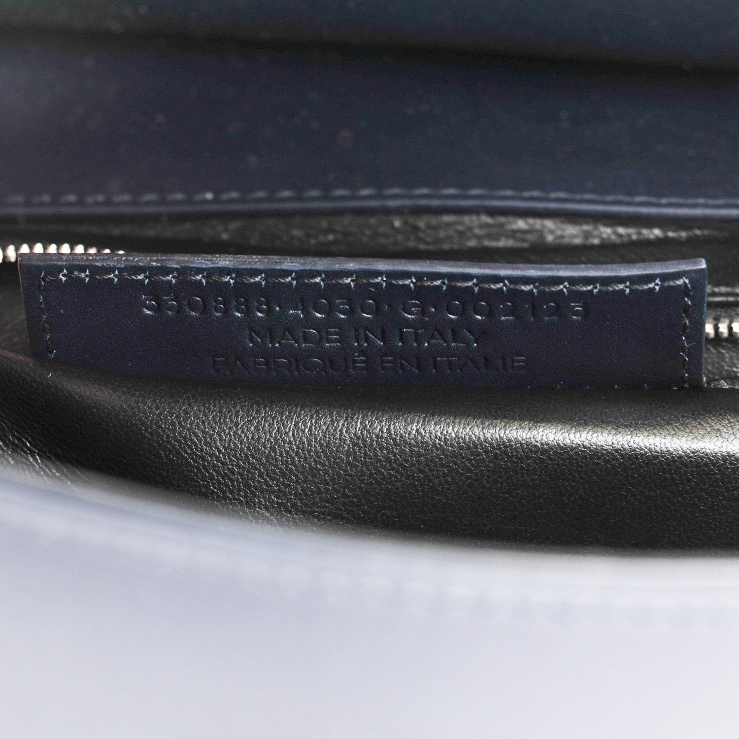Balenciaga Calfskin Le Dix M Cartable Shoulder Bag Bleu Nuit 7 of 8