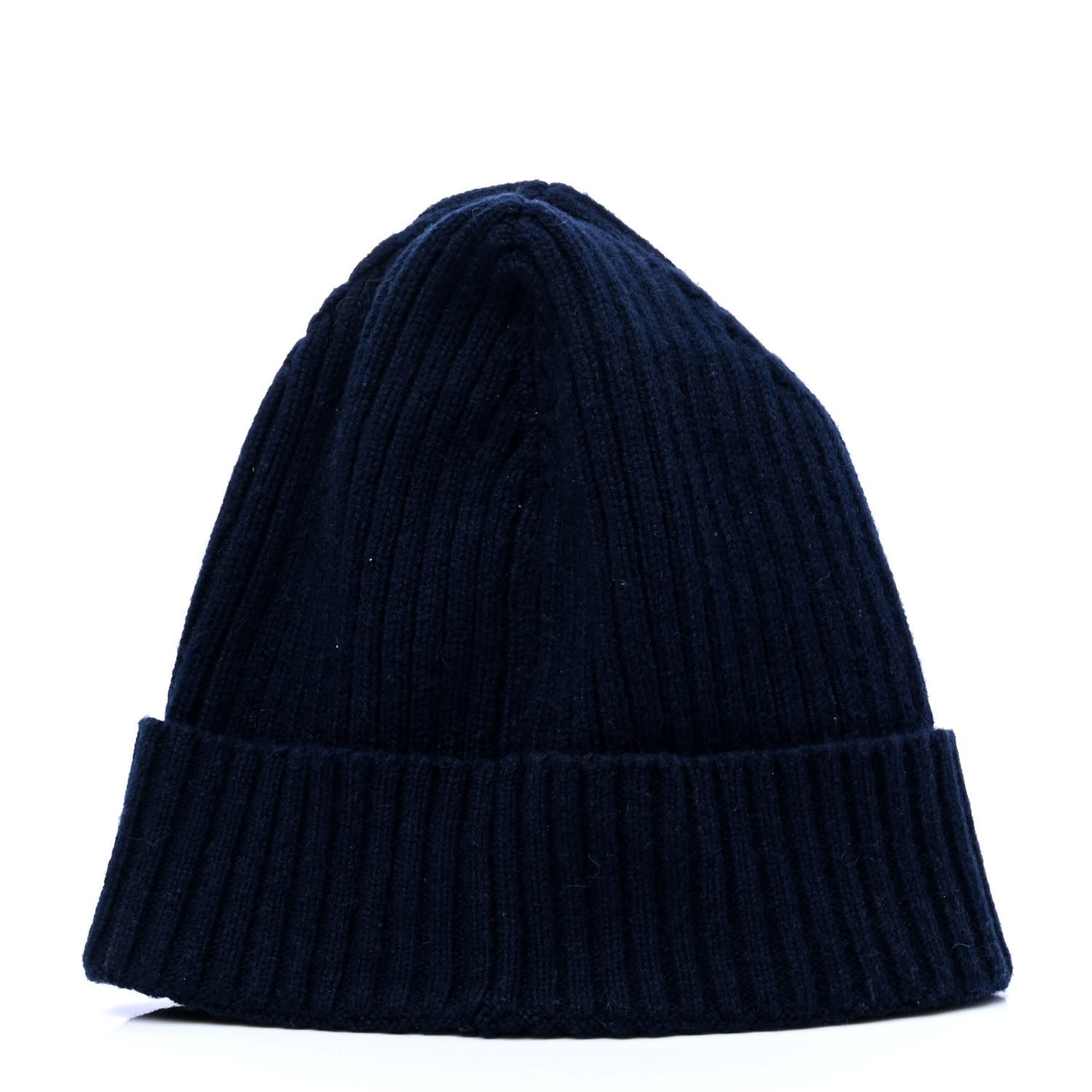 Cashmere Pearl Beanie Hat L Navy
