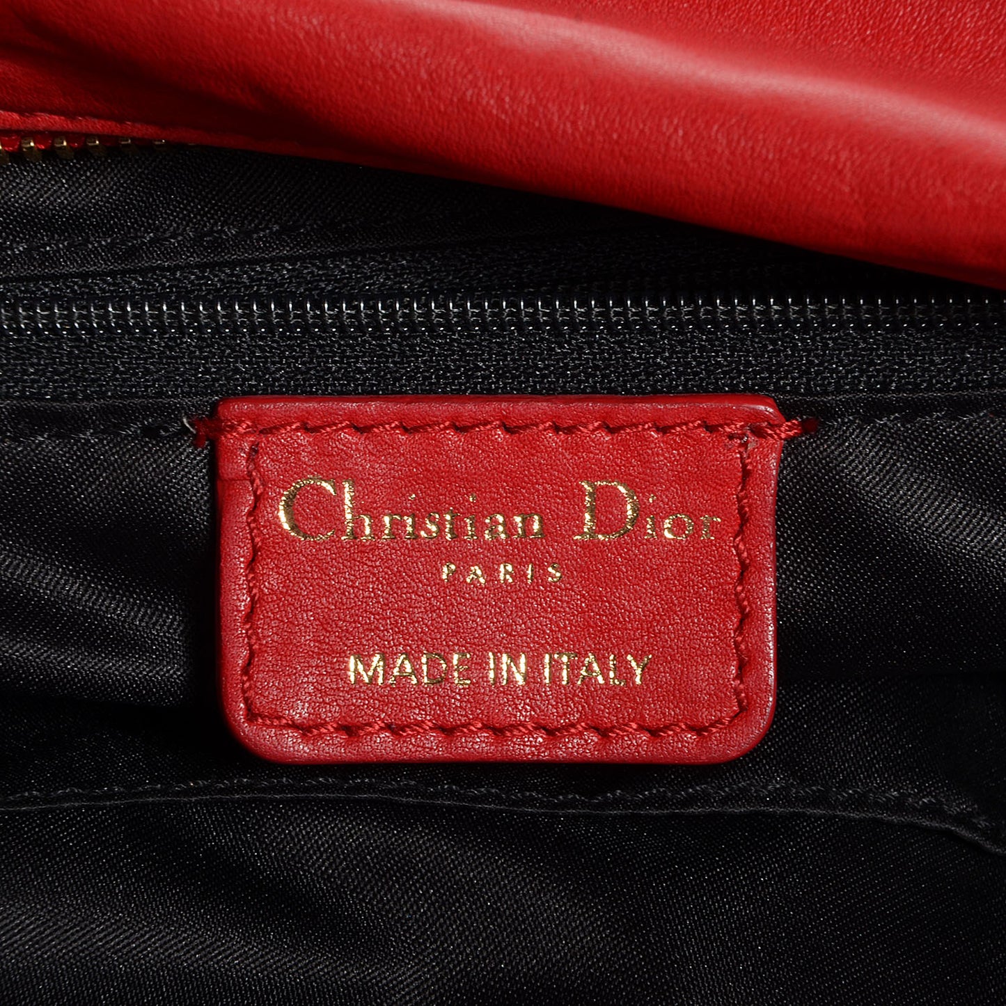 Washed Calfskin Gypsy Ruffles Bag Red