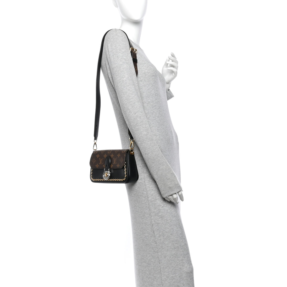 Louis Vuitton Monogram Neo Saint Cloud Black 2 of 9