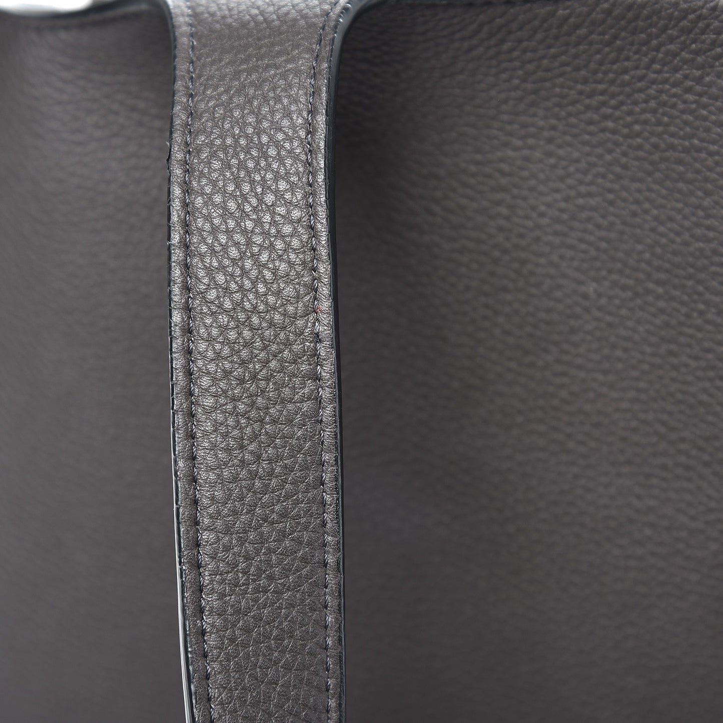 Baby Grained Calfskin Small Tri-Fold Bag Anthracite