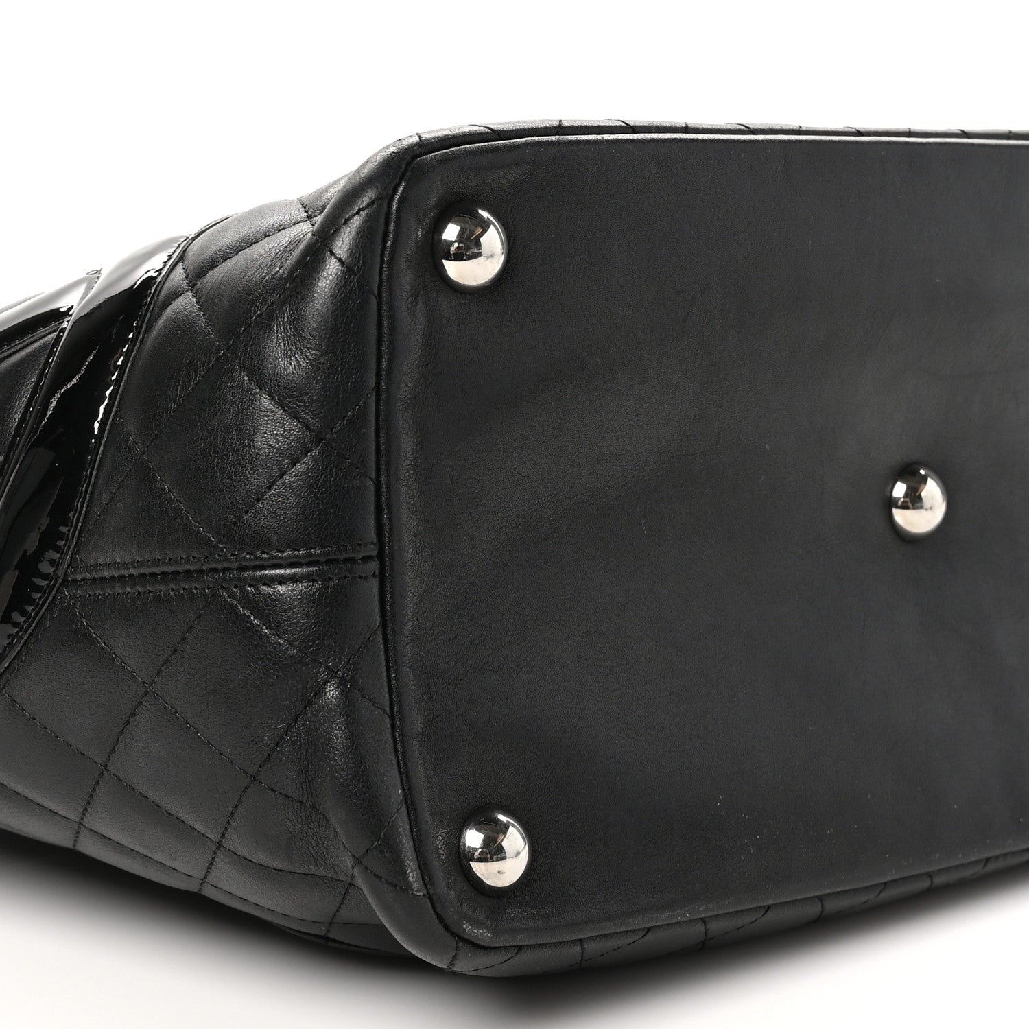 Chanel Calfskin Quilted Large Cambon Tote Black 10 of 11