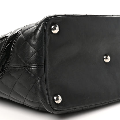 Chanel Calfskin Quilted Large Cambon Tote Black 10 of 11