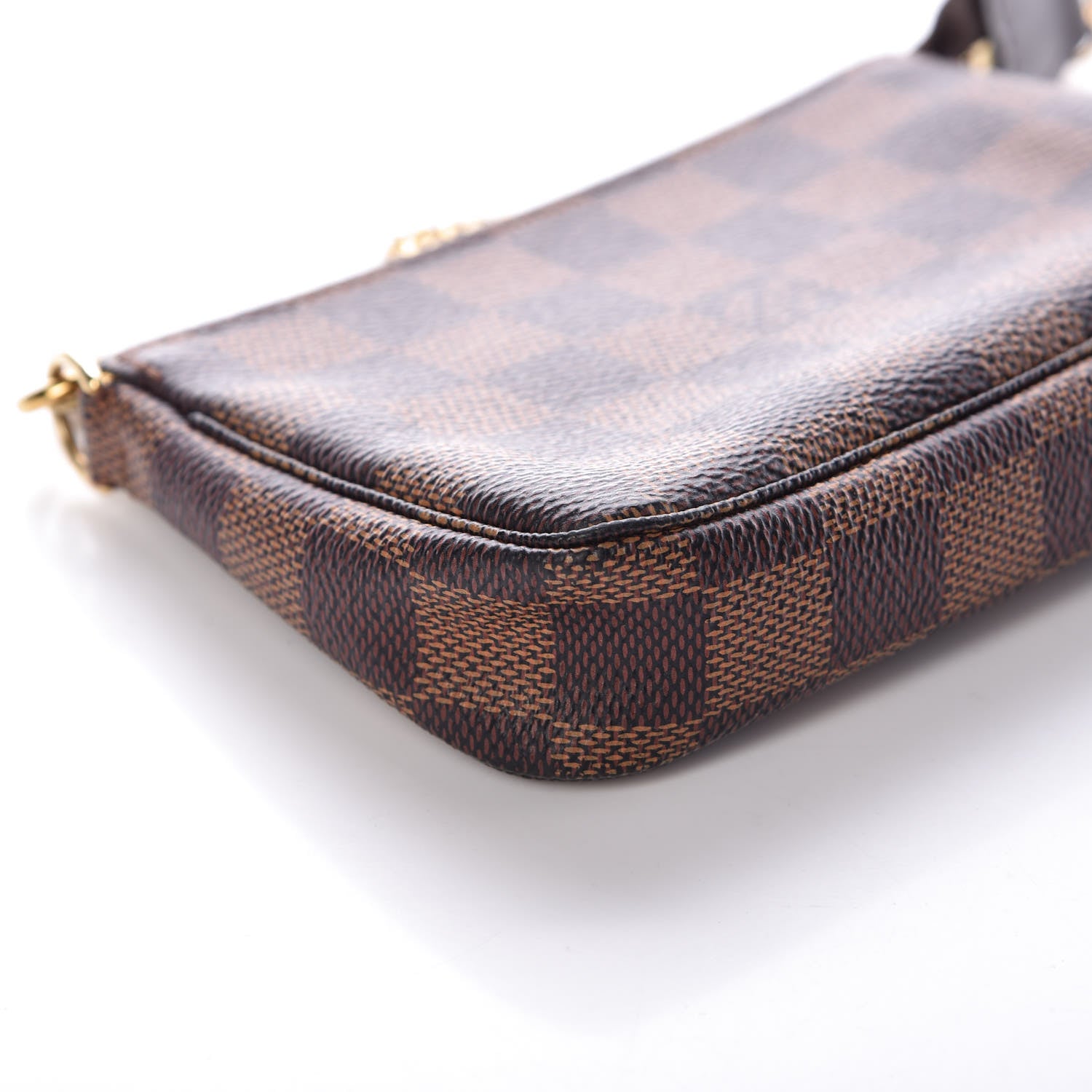 Louis Vuitton Damier Ebene Mini Pochette Accessories 8 of 11