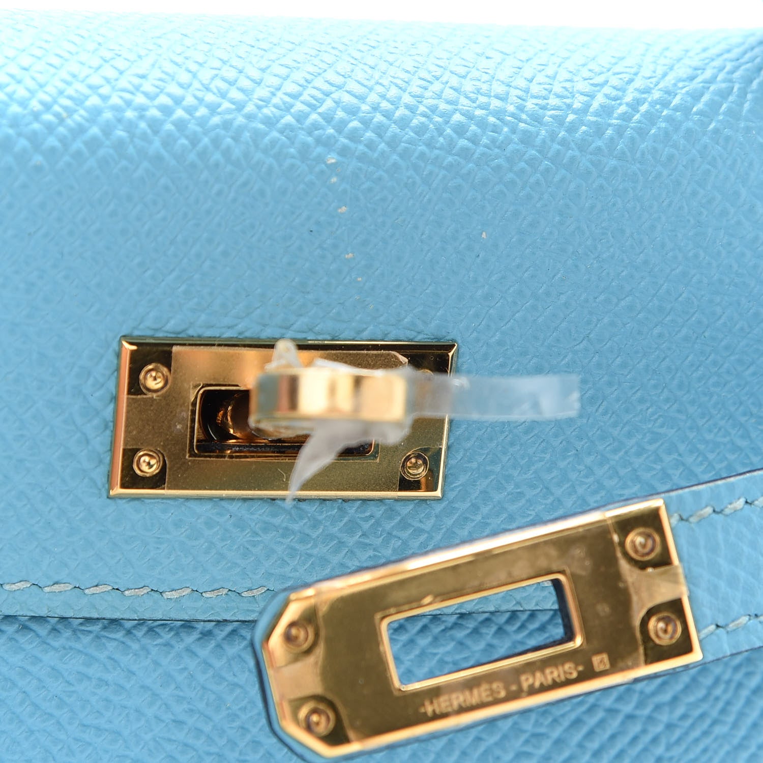 Hermes Epsom Mini Kelly Sellier 20 Bleu Du Nord 9 of 9