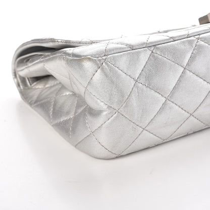 Chanel Metallic Lambskin Quilted 2.55 Reissue 227 Flap Silver 10 of 12