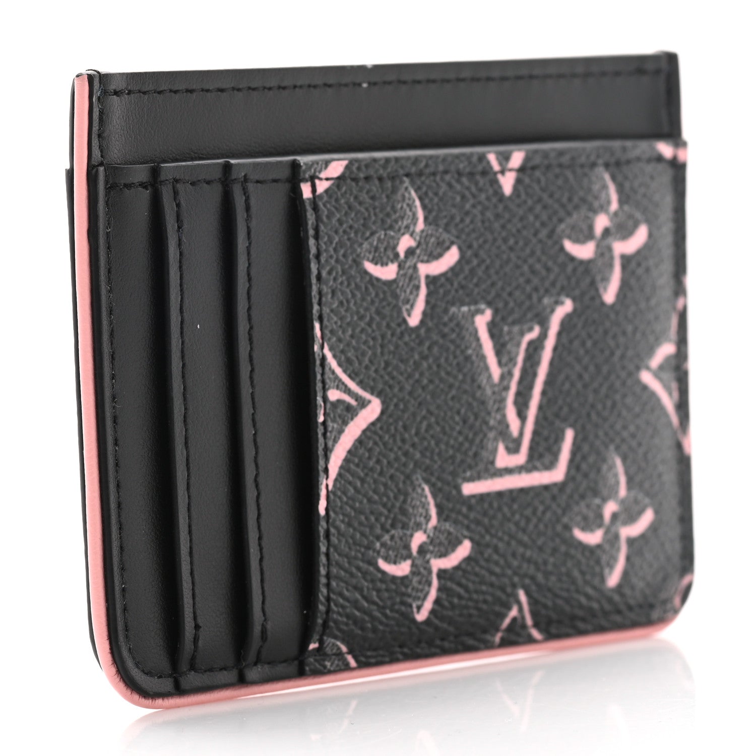 Louis Vuitton Monogram Fall for You LV Side-Up Card Holder Black 3 of 6