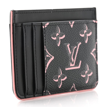 Louis Vuitton Monogram Fall for You LV Side-Up Card Holder Black 3 of 6