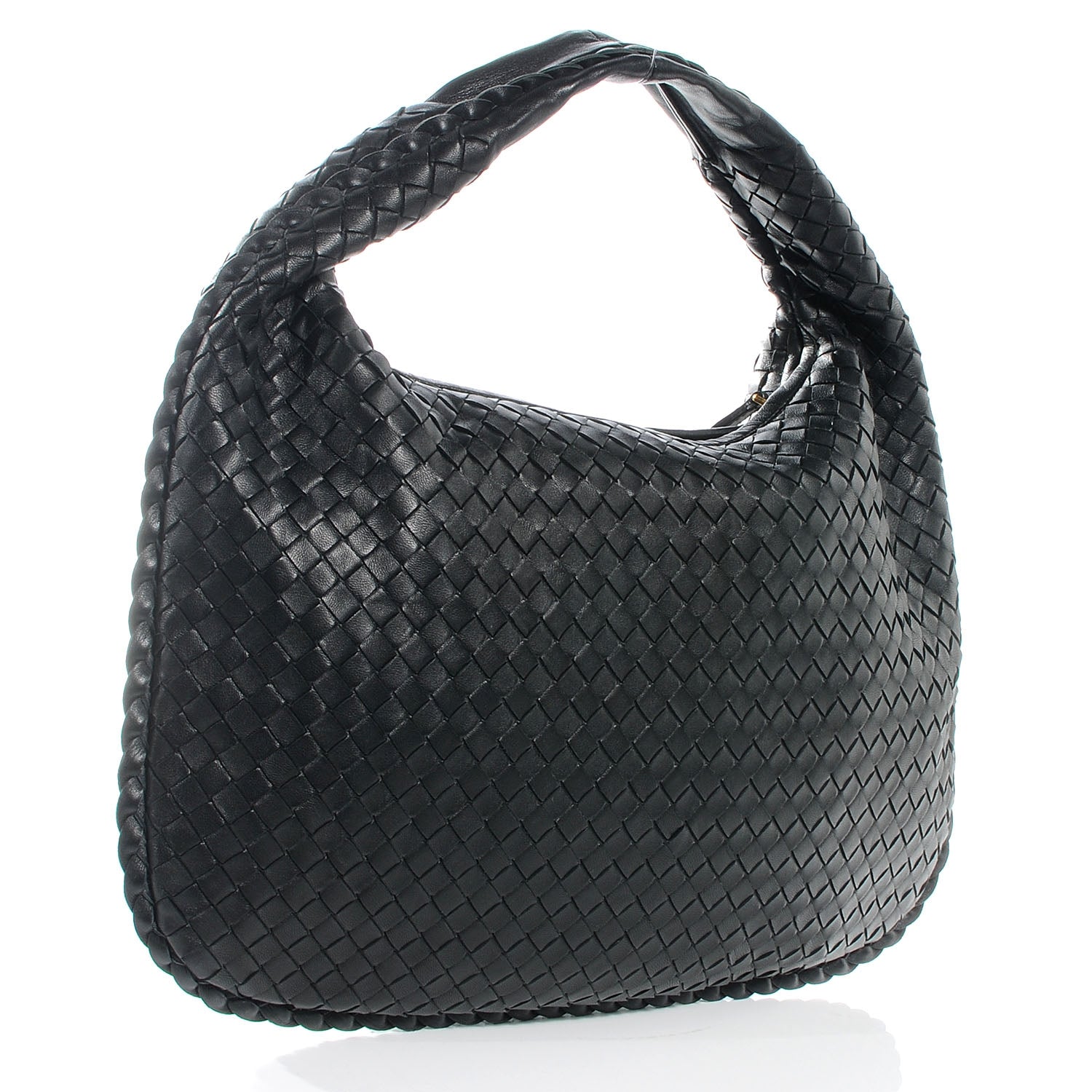 Bottega Veneta Nappa Intrecciato Medium Veneta Hobo Black 3 of 7