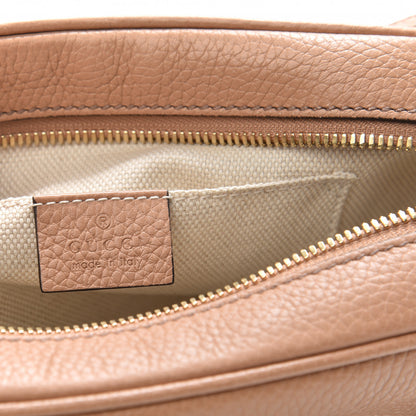Gucci Pebbled Calfskin Small Soho Disco Bag Camelia 6 of 9
