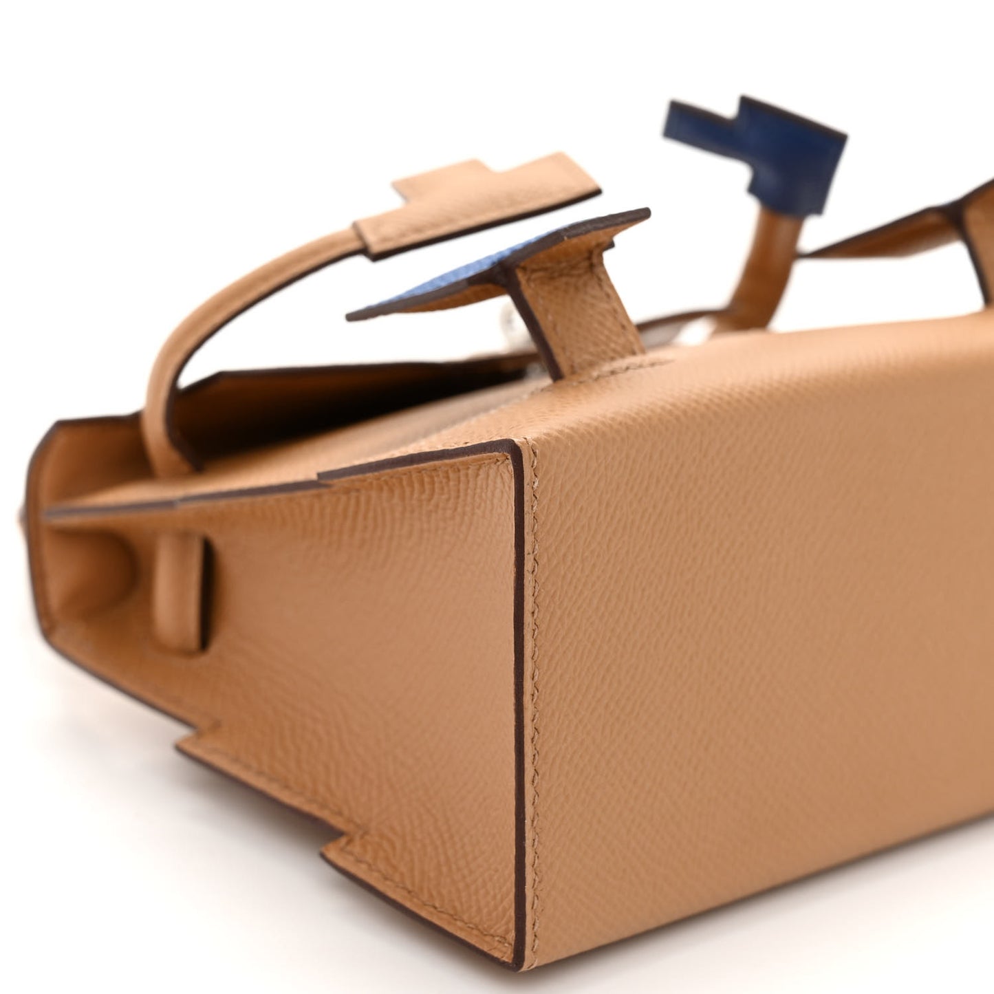 Epsom Swift Quelle Idole Picto Kelly Doll Handbag Biscuit Rose Texas Blue France